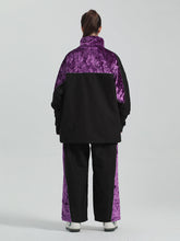 Traje de esquí de ante multicolor para mujer Gsou Snow